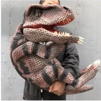 Reddish Brown T-rex Hand Puppet
